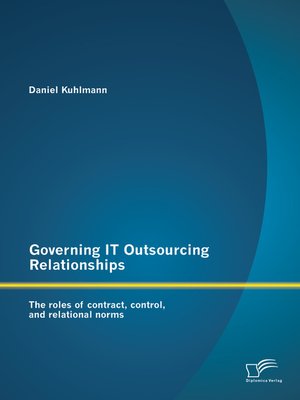 cover image of Governing IT Outsourcing Relationships